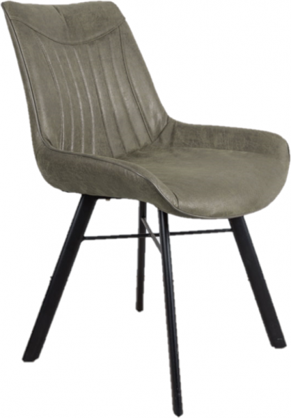 Stuhl Marcel aus recyceltem Leder | Green